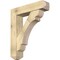 Ekena Millwork Olympic Craftsman Rough Sawn Bracket w/ Offset Brace, Douglas Fir, 8"W x 34"D x 40"H BKT0806X34X40OLY04RDF - alternate 1